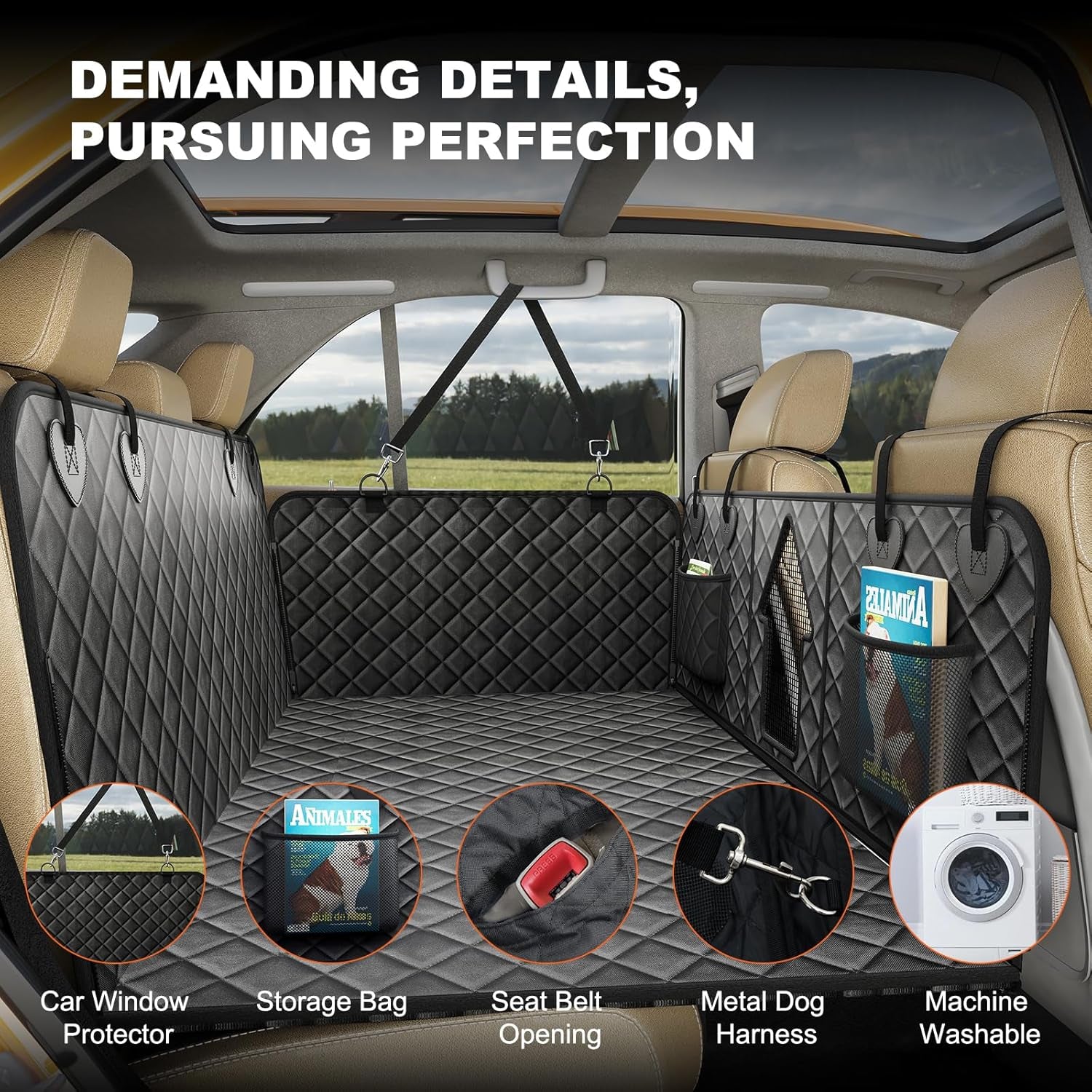 Backseat Bridge Car Cover