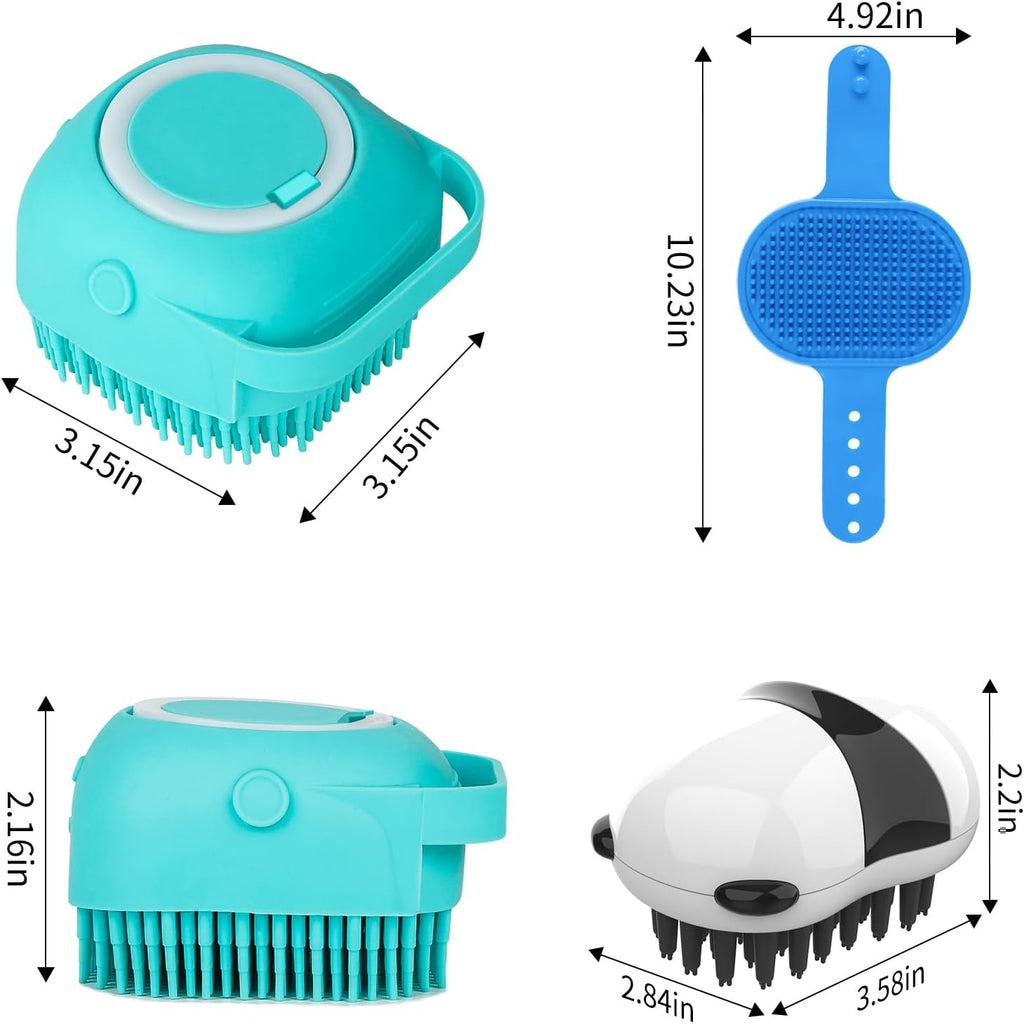 SudsyScrub Grooming Brush Set
