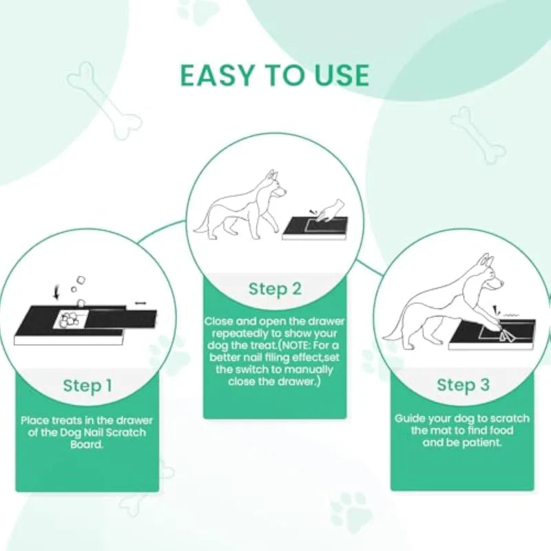 Treat-Track Dog Nail Board